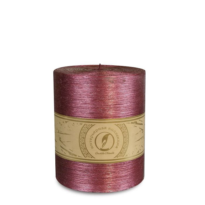 свеча цилиндр d120h150 рубин