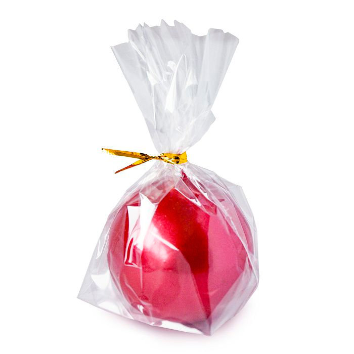 свеча шар 55 рубиновый блеск