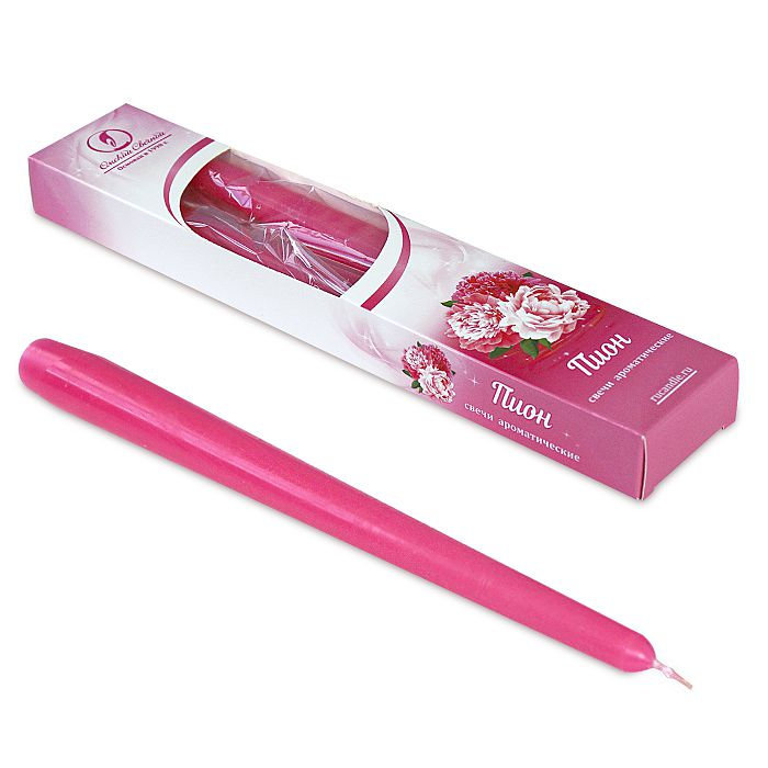 свеча античная 2 шт арома "пион"