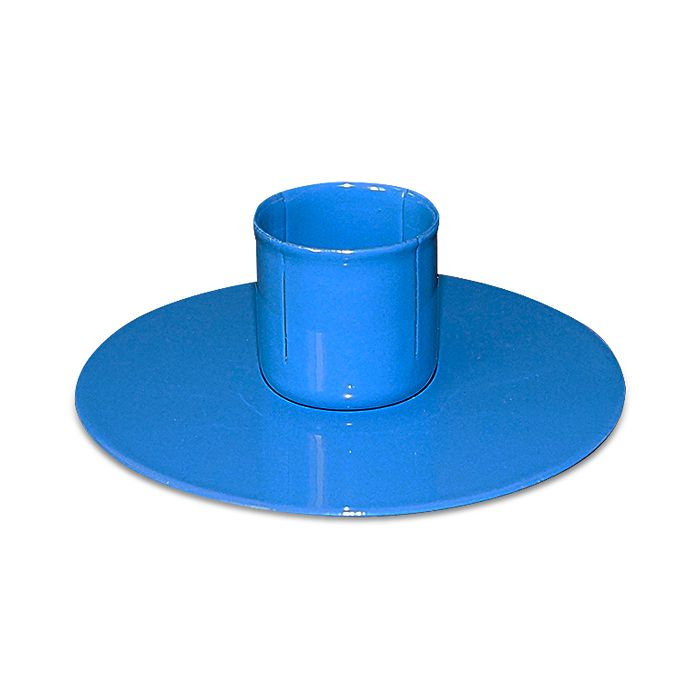 подсвечник круг синий