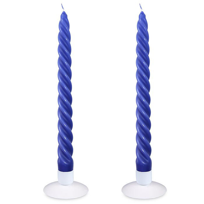 свеча витая 2 шт арома "лаванда"