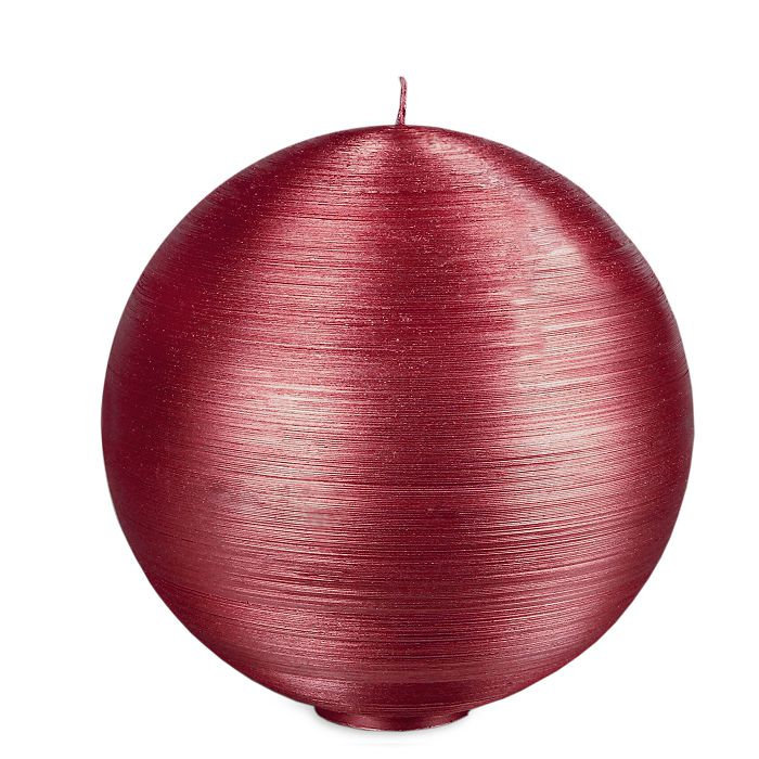 свеча шар d150 рубин