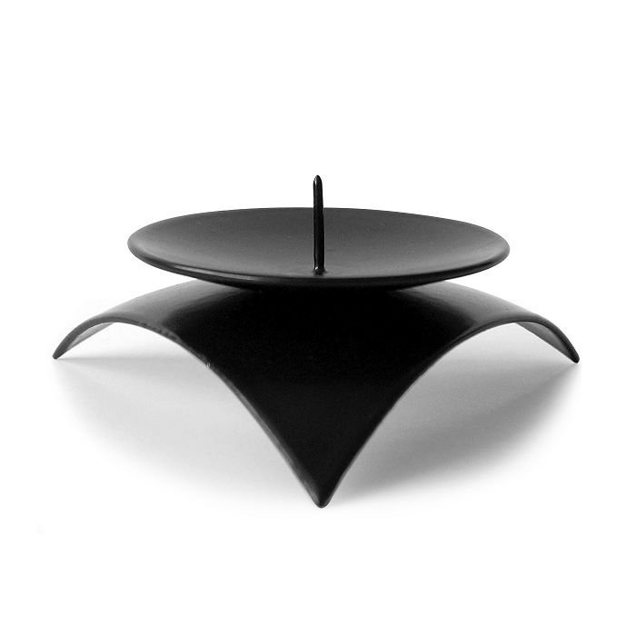 подсвечник звездочка черный