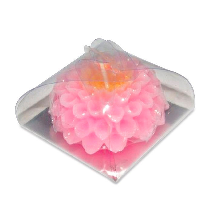 свеча георгин ср розовый