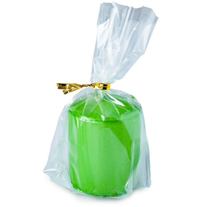 свеча пеньковая 50х60 зеленый блеск