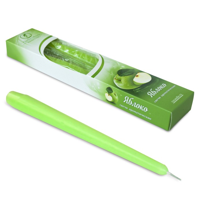 свеча античная 2 шт арома "яблоко"