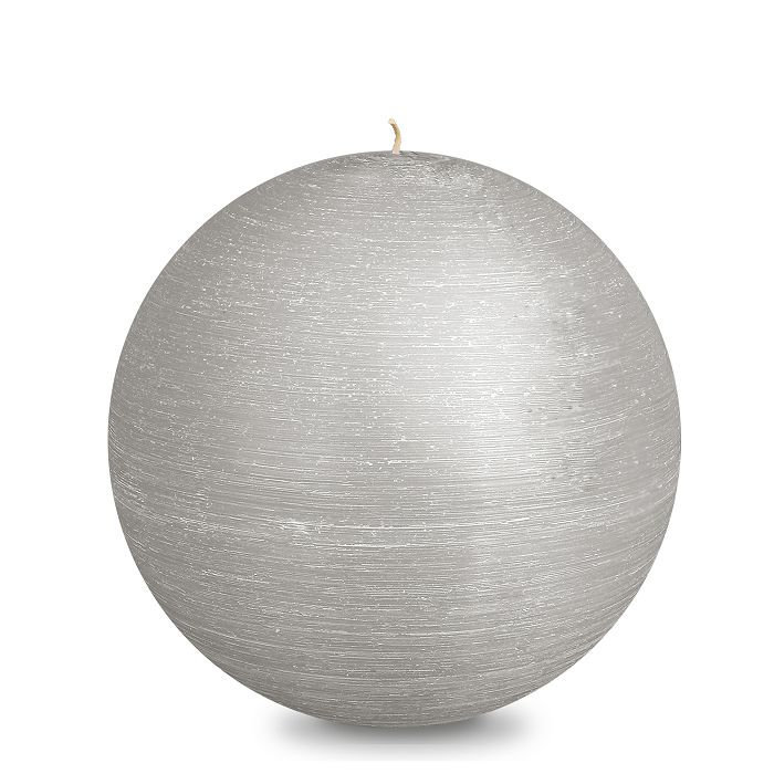 свеча шар d150 дымчато-голубой