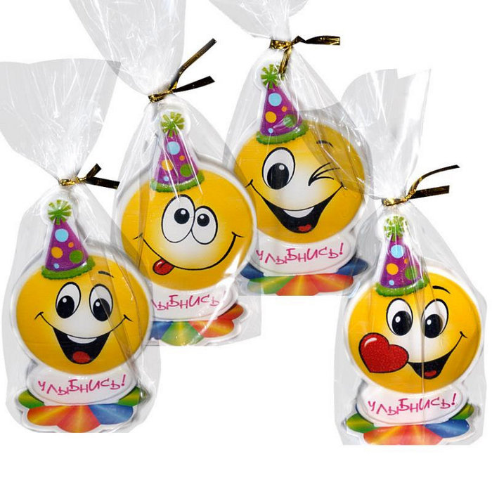 свеча "смайлик в колпаке с улыбкой"