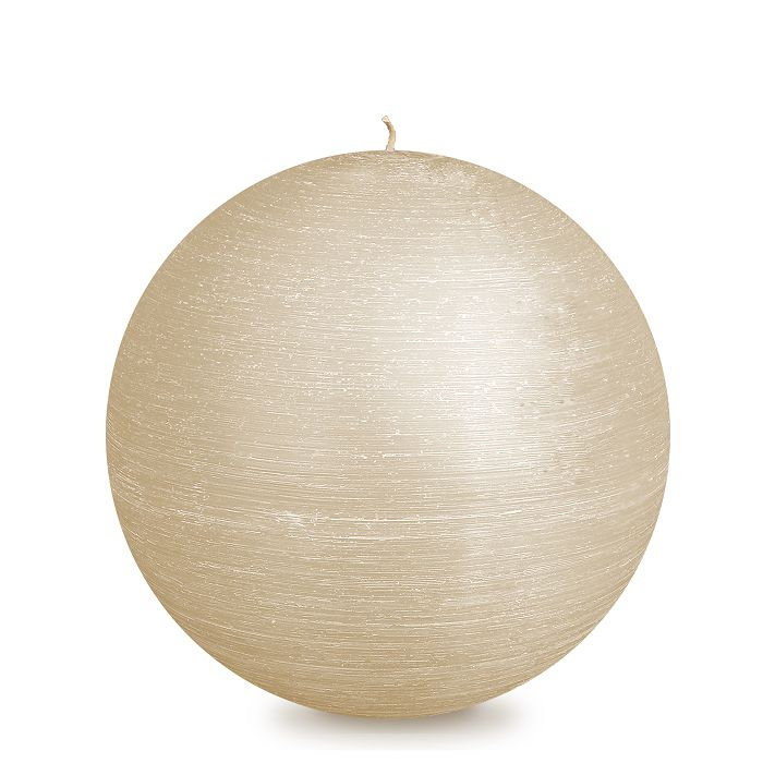 свеча шар d150 кремовый