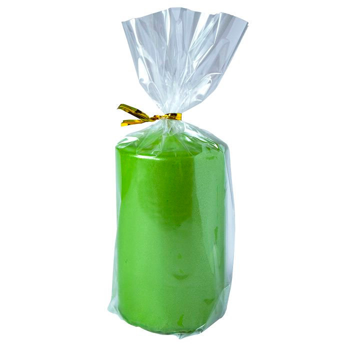 свеча пеньковая 60х100 зеленый блеск