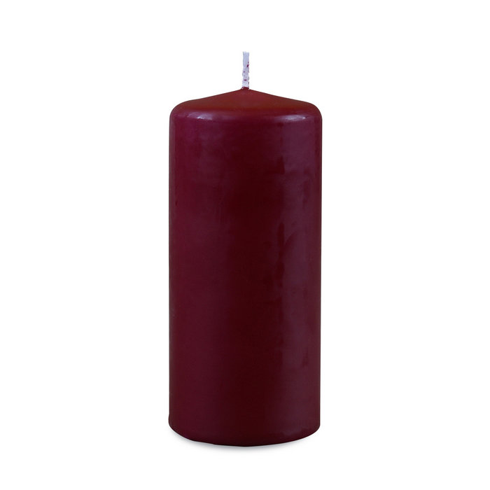 свеча пеньковая 50х115 бордовая