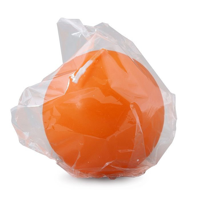 свеча шар 55 оранжевый