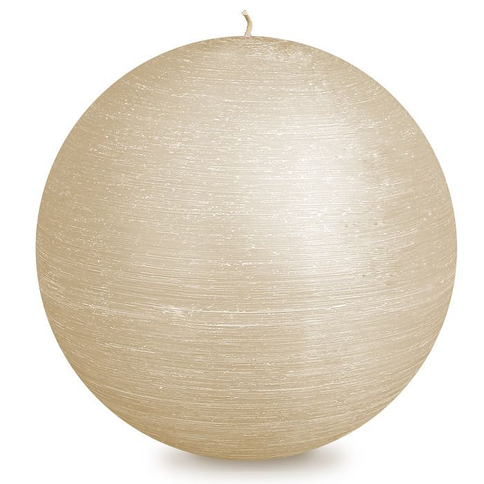 свеча шар d200 кремовый