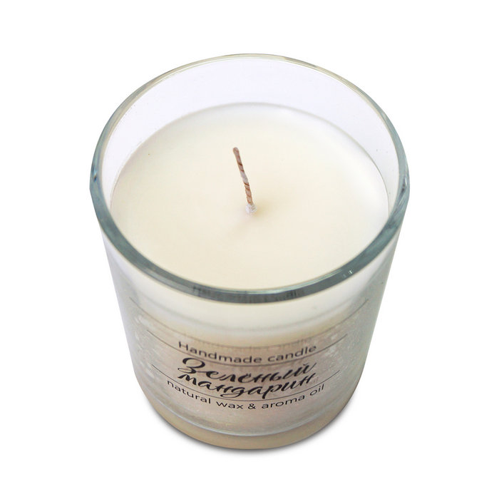 свечи ароматизированные "зеленый мандарин"