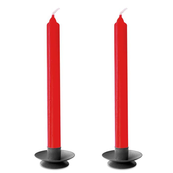 свеча классическая 2 шт красная