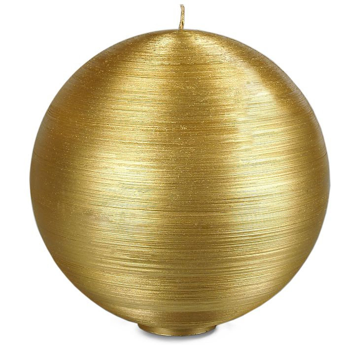 свеча шар d200 золото