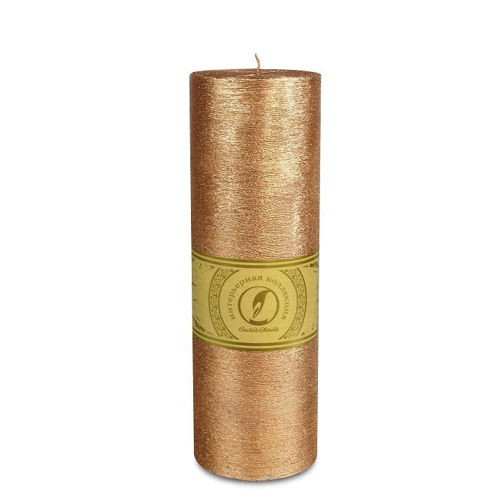 свеча цилиндр d80h255 бронза