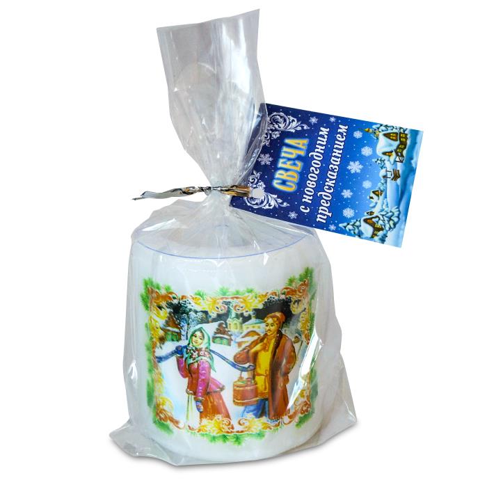 свеча с новог. предсказанием "русские традиции"