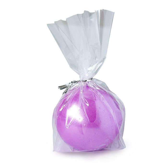 свеча шар 55  сиреневый блеск