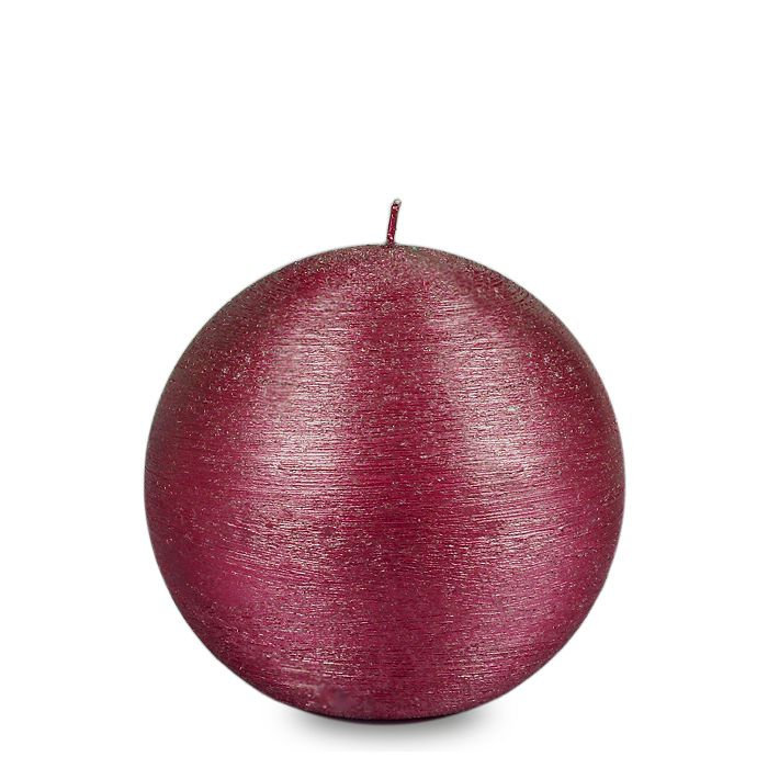 свеча шар d100 рубин