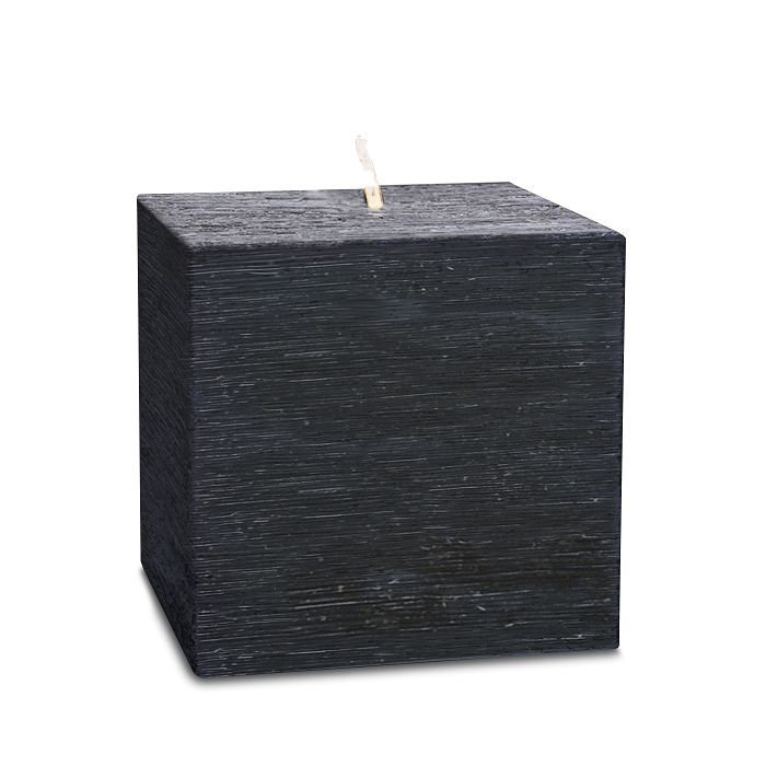 свеча куб 75 черный