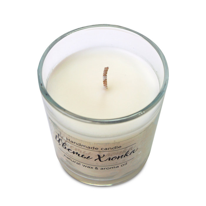 свечи ароматизированные "цветы хлопка"