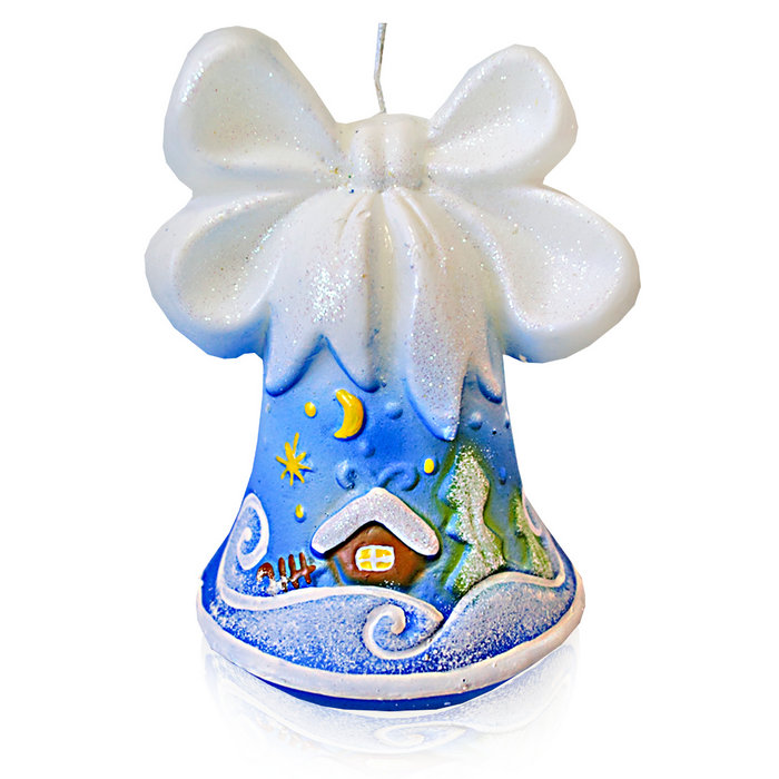 свеча новогодний колокольчик