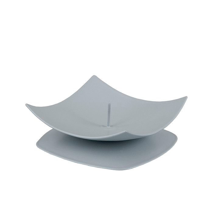 подсвечник кварта серый