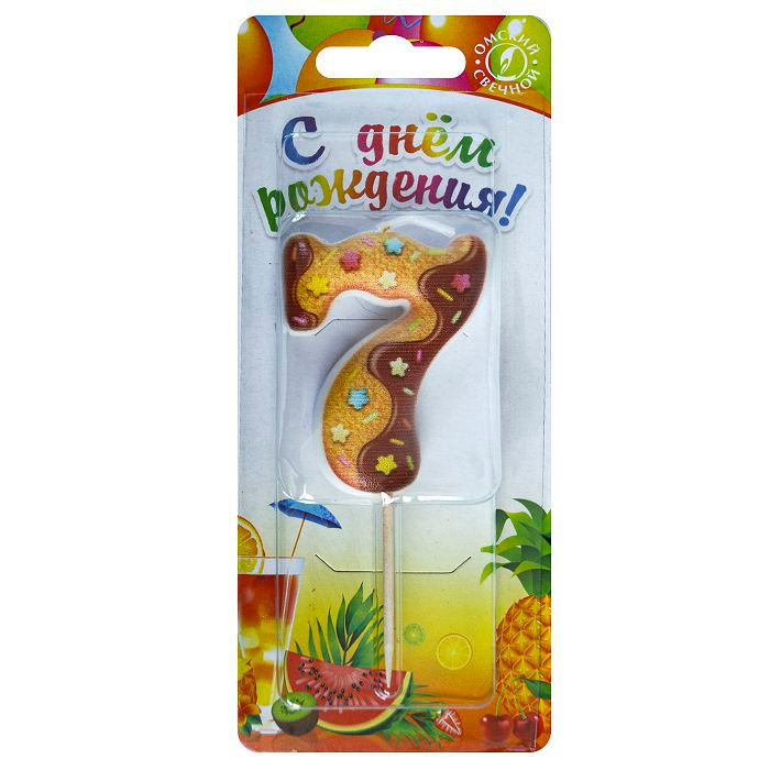 свеча тортовая  7 "Печенье"