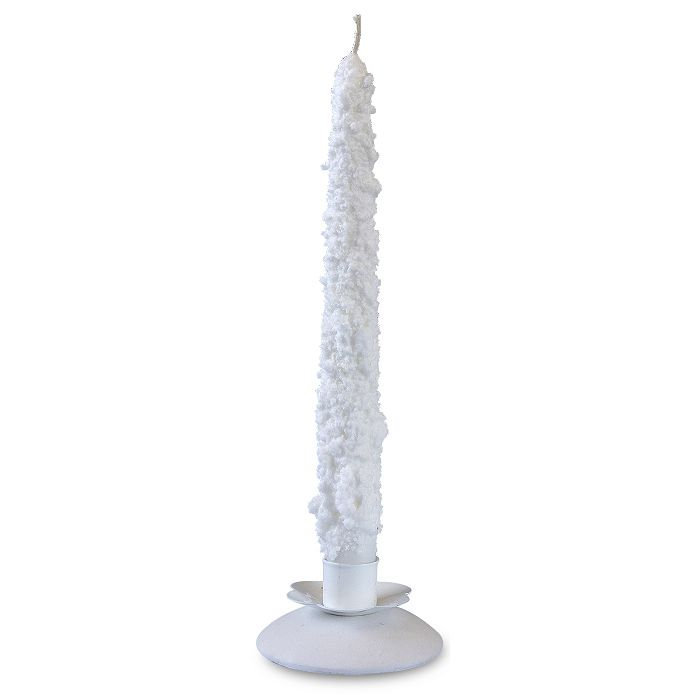свеча античная Снежная белая