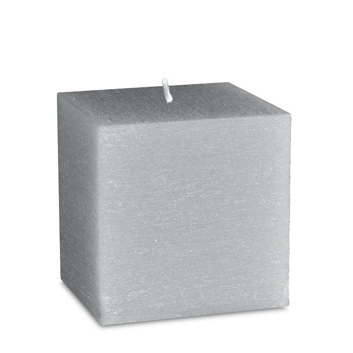 свеча куб 75 дымчато-голубой