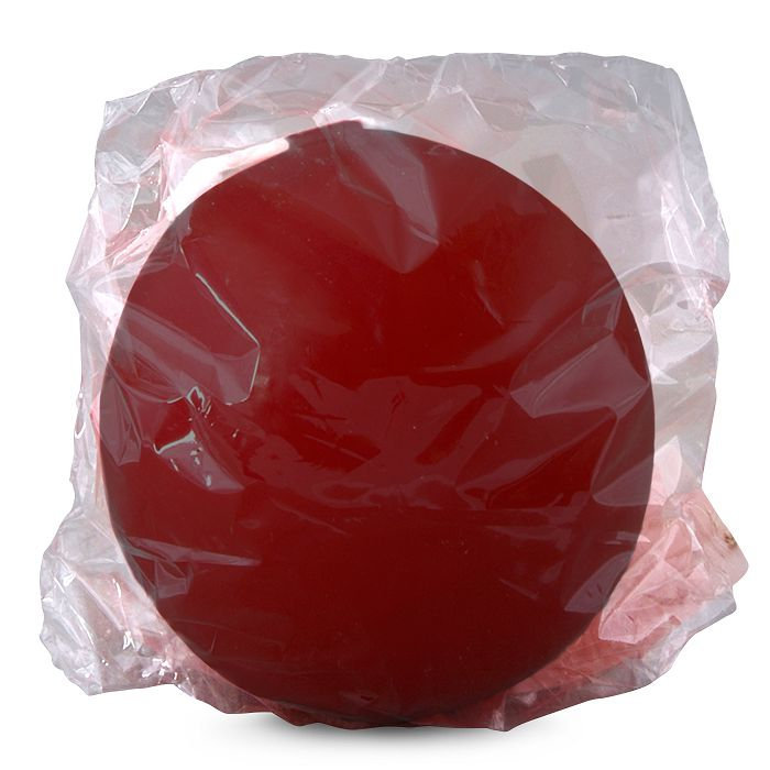 свеча шар 80 бордовый