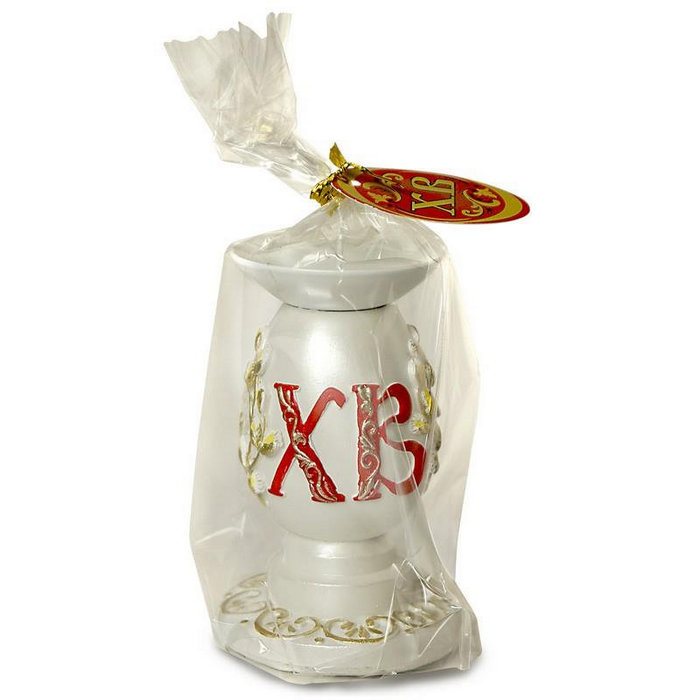 подсвечник-яйцо "ХВ"