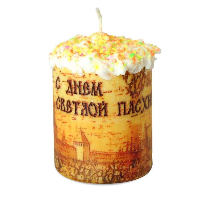свеча кулич малый "береста"