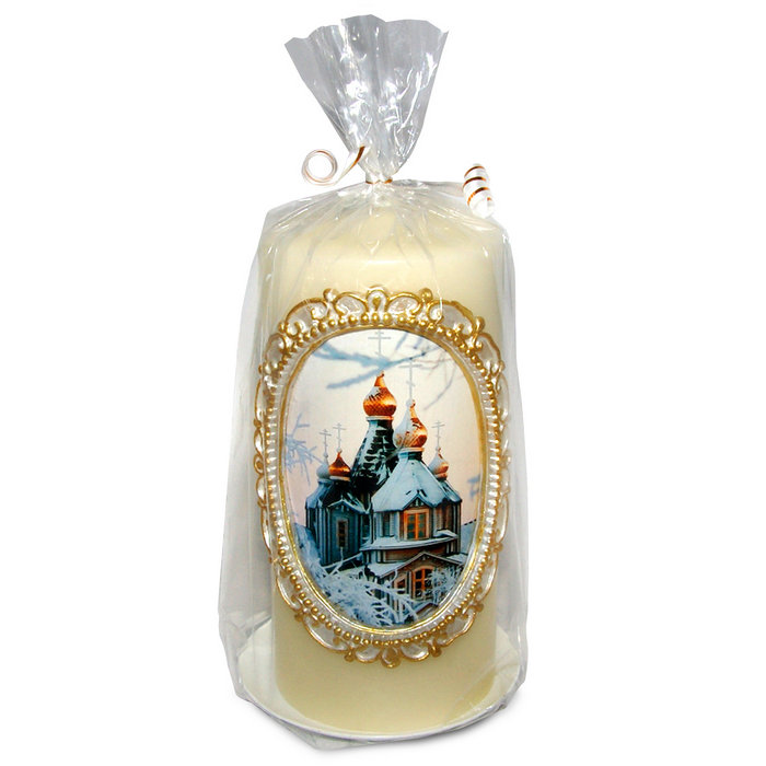 свеча пеньковая "церковь"