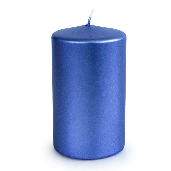 свеча пеньковая 60х100 синий блеск