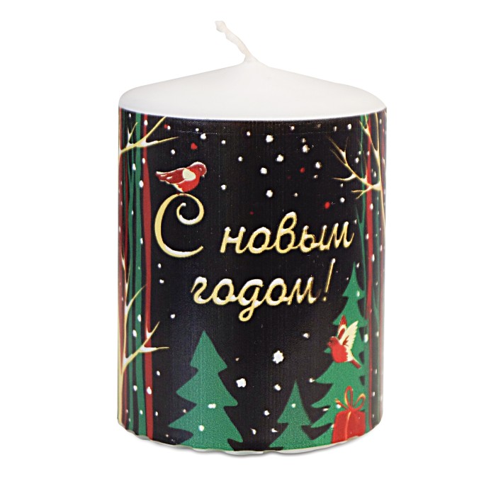 свеча пеньковая новогодняя "барашек"