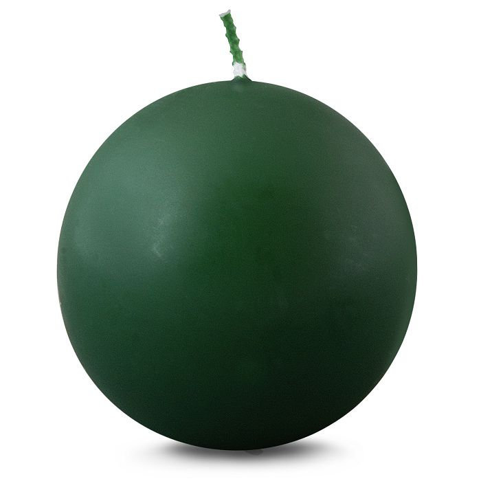 свеча шар 80 темно-зеленый