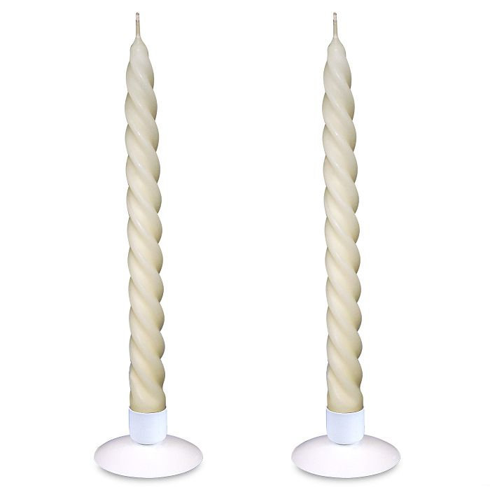 свеча витая 2 шт арома "ваниль"