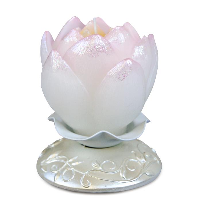 свеча мигающая  хамелеон Тюльпан