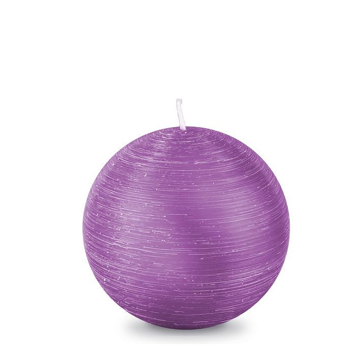 свеча шар d100 сиреневый