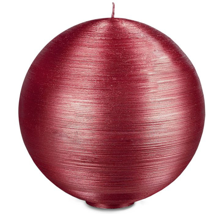 свеча шар d200 рубин