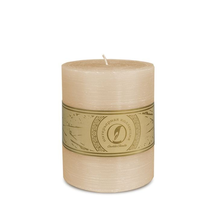 свеча цилиндр d125h150 кремовый