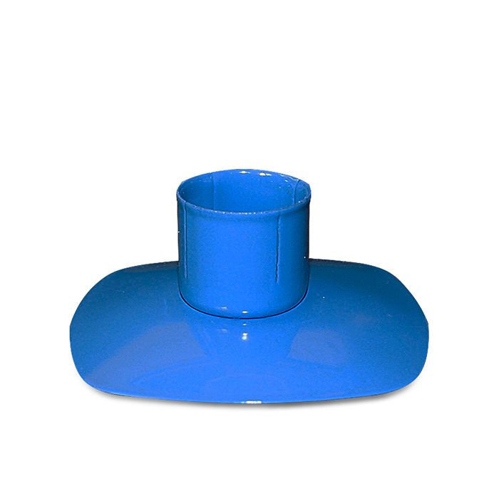 подсвечник квадрат синий