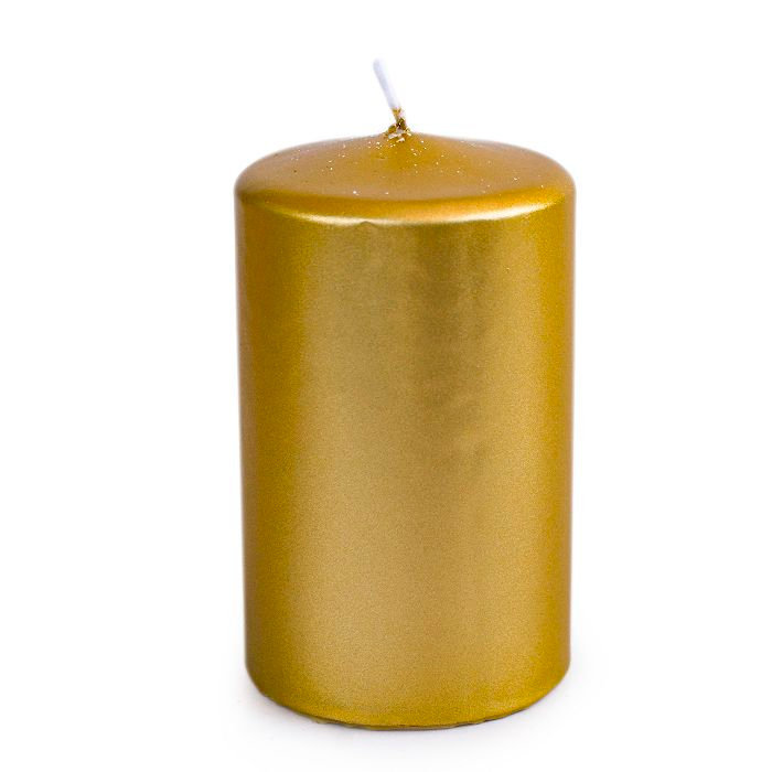 свеча пеньковая 60х100 золотая