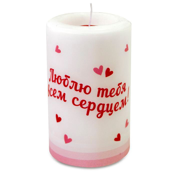 свеча пеньковая подарочная 60х100