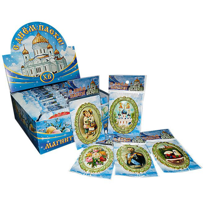 магниты пасхальные микс (зеленые)