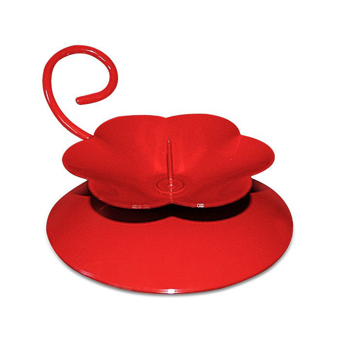 подсвечник Цветок Н красный