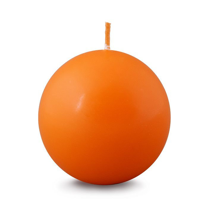 свеча шар 55 оранжевый