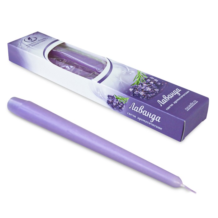 свеча античная 2 шт арома "лаванда"